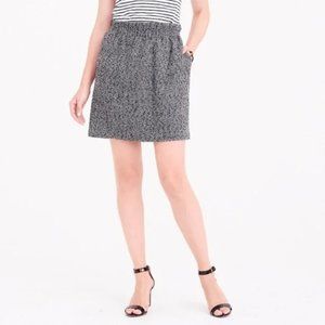 J. Crew Pull-On Herringbone Sidewalk Mini Skirt NWT (Size 00)